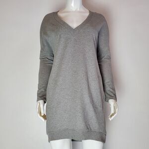 Zara Gray Sweatshirt Dress